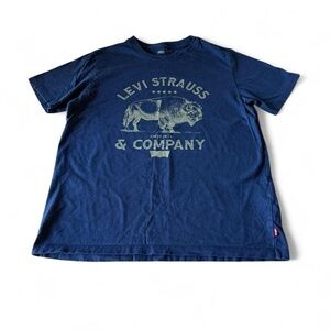 Levi's Blue Graphic Short Sleeve Tee